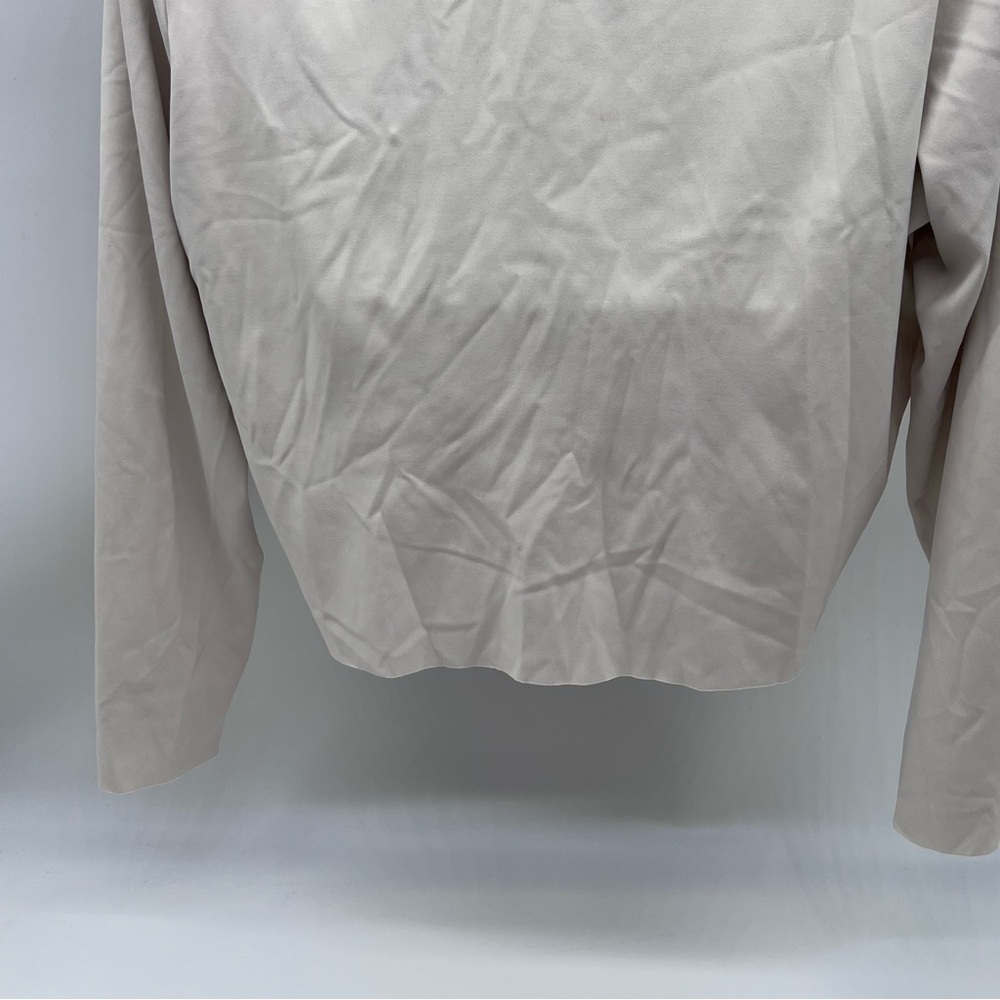 Nike Yoga Women's Long Sleeve Crew Neck Athletic Trainer Top Off-White-Size XL - Picture 7 of 11